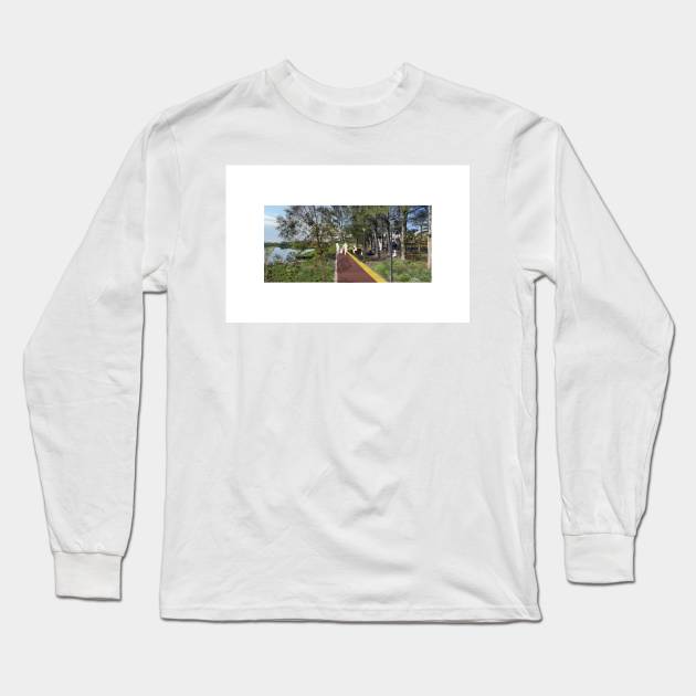 the weltand city ecopop veracruz urban architectural intervention art collage Long Sleeve T-Shirt by jorge_lebeau
